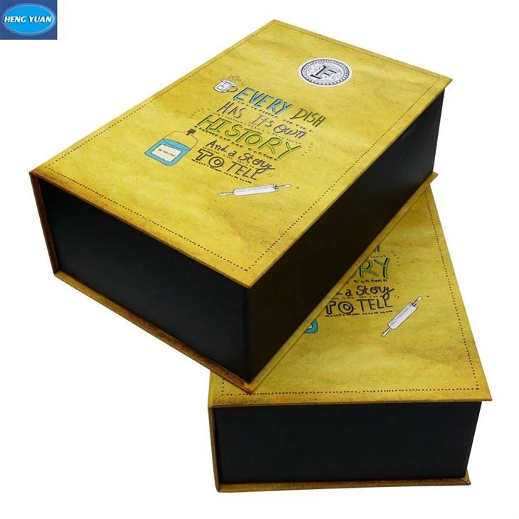 Bespoke Cardboard Book Shape Box